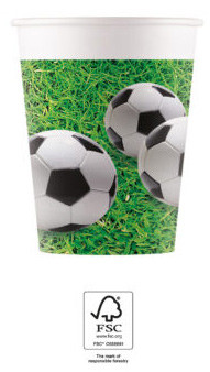 Focis Soccer Field papír pohár 8 db-os 200 ml FSC