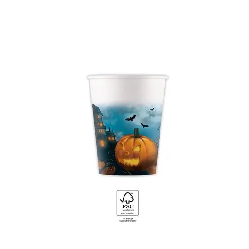 Halloween Sensations papír pohár 8 db-os 200 ml FSC