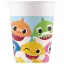 Baby Shark Fun in the Sun papír pohár 8 db-os 200 ml FSC