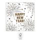 Happy New Year Flares szalvéta 20 db-os 33x33 cm FSC