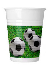 Focis Soccer Field műanyag pohár 8 db-os 200 ml