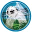 Focis Soccer Fans papírtányér 8 db-os 20 cm FSC