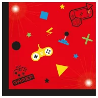 Gaming Party szalvéta 20 db-os 33x33 cm FSC
