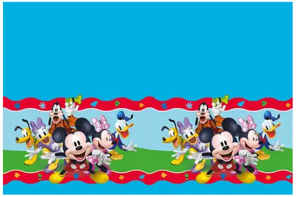 Disney Mickey Rock the House műanyag asztalterítő 120x180 cm