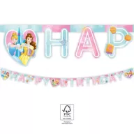   Disney Hercegnők Live Your Story Happy Birthday felirat FSC 2 m