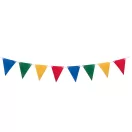 Színes Multicolor zászlófüzér FSC 2,3 m