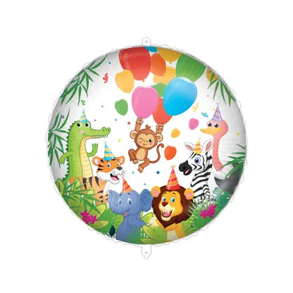 Dzsungel Balloons fólia lufi 46 cm