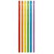 Színes Multicolor műanyag szívószál 6 db-os