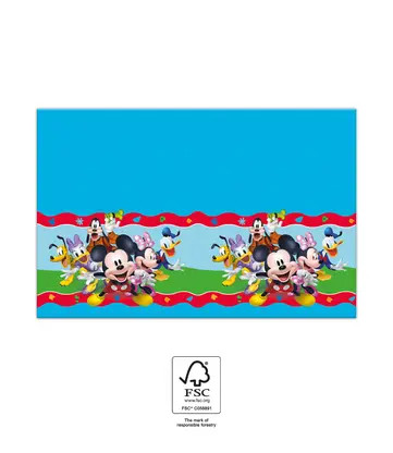 Disney Mickey Rock the House papír asztalterítő 120x180 cm FSC