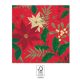 Karácsonyi Holly Poinsettia szalvéta 20 db-os 33x33 cm FSC