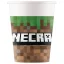 Minecraft Green papír pohár 8 db-os 200 ml FSC