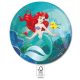 Disney Hercegnők, Ariel Curious papírtányér 8 db-os 23 cm FSC