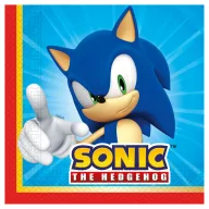 Sonic a sündisznó Sega szalvéta 20 db-os 33x33 cm FSC