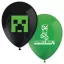 Minecraft Green léggömb, lufi 8 db-os