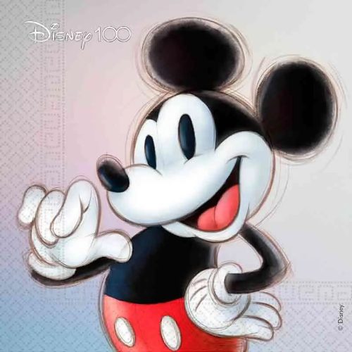 Disney Mickey 100 szalvéta 20 db-os 33x33 cm FSC