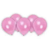 Rózsaszín Metallic Pastel Pink léggömb, lufi 8 db-os