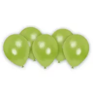 Zöld Metallic Pastel Green léggömb, lufi 8 db-os