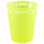 Yellow Fluorescent, Sárga micro prémium műanyag pohár 250 ml