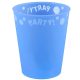 Blue, Kék micro prémium műanyag pohár 250 ml