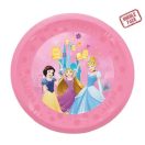 Disney Hercegnők Live Your Story micro prémium műanyag lapostányér 4 db-os szett 21 cm