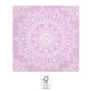 Mandala Purple White szalvéta 20 db-os, 33x33 cm FSC