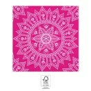 Mandala Fuchsia White szalvéta 20 db-os, 33x33 cm FSC