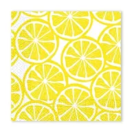 Citrom Slices szalvéta 20 db-os, 33x33 cm FSC