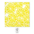 Citrom Slices szalvéta 20 db-os, 33x33 cm FSC