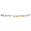 Állatos Zoo Happy Birthday felirat FSC 2 m