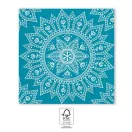 Mandala Petrol White szalvéta 20 db-os, 33x33 cm FSC