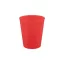 Piros Bright red micro prémium műanyag pohár 250 ml