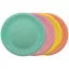 Színes Pastel Mixed micro prémium műanyag lapostányér 4 db-os szett 21 cm