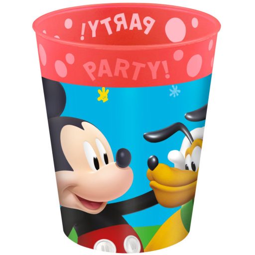 Disney Mickey Rock the House micro prémium műanyag pohár szett 4 db-os 250 ml