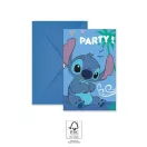 Disney Lilo és Stitch, A csillagkutya Angel party meghívó 6 db-os FSC