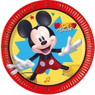 Disney Mickey Jump Into Fun papírtányér 8 db-os 20 cm FSC
