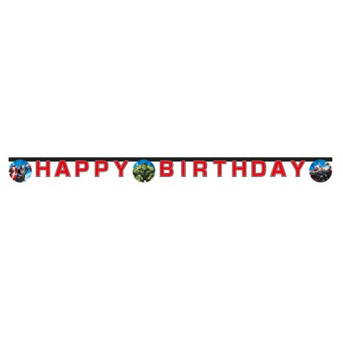 Bosszúállók Evergreen Happy Birthday felirat FSC 2 m