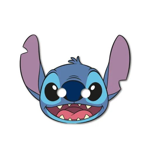 Disney Lilo és Stitch, A csillagkutya Smile maszk, álarc 6 db-os