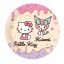 Hello Kitty Kuromi papírtányér 8 db-os 23 cm FSC