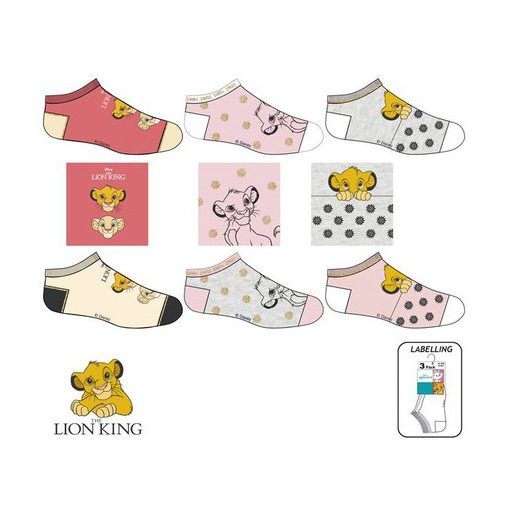 Disney Az Oroszlánkirály Spots gyerek titokzokni 23-34