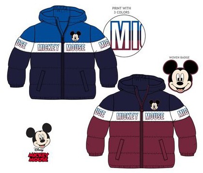 Disney Mickey baba bélelt kabát 6-24 hó