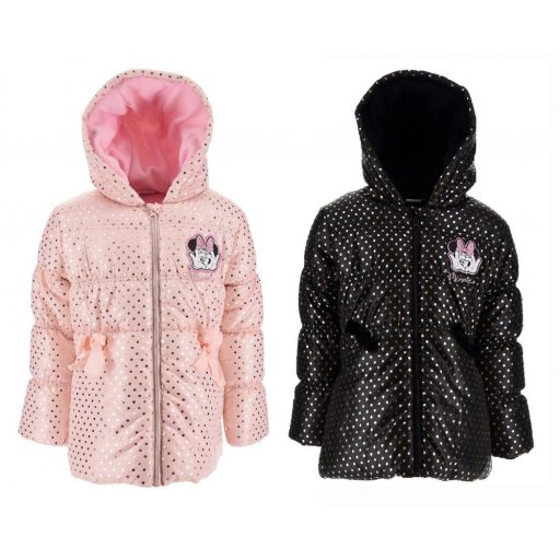 Disney Minnie Heart gyerek bélelt kabát 3 - 8 év / 98 - 128 cm