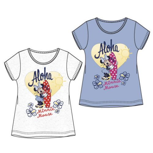 Disney Minnie Aloha gyerek rövid póló, felső 3-8 év