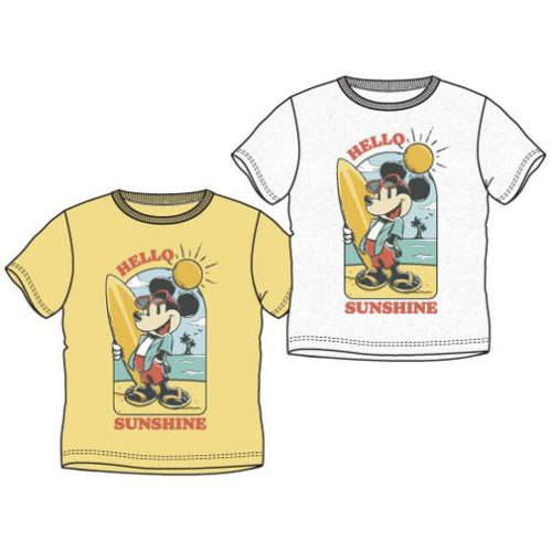 Disney Mickey Sunshine gyerek rövid póló, felső 3-8 év