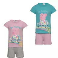   Peppa malac Bike gyerek rövid pizsama 3 - 6 év / 98 - 116 cm
