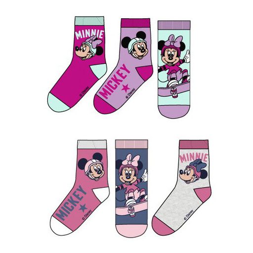 Disney Minnie Skate gyerek zokni 23-34