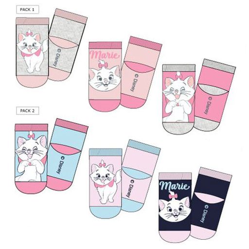 Disney Marie Cute Puppy baba, gyerek zokni 19-27