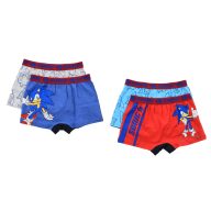   Sonic a sündisznó Face gyerek boxeralsó 2 darab/csomag 3 - 8 év / 98 - 128 cm
