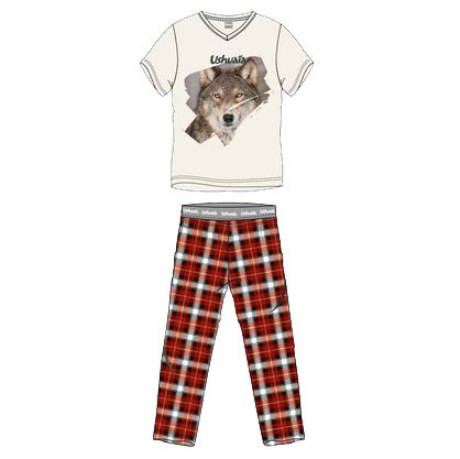 Ushuaia Farkas Wolf férfi pizsama S-XXL