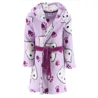   Gabi babaháza Cat Purple gyerek köntös 3 - 8 év / 98 - 128 cm
