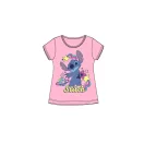 Disney Lilo és Stitch, A csillagkutya Pink gyerek rövid póló, felső 3 - 8 év / 98 - 128 cm